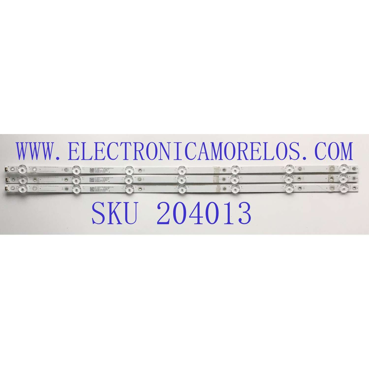 KIT DE LED'S PARA TV INSIGNIA (3 PIEZAS) / NUMERO DE PARTE LB-GM3030-GJBBY3153X7AT92-Y / 210BZ07D0B334BCC0X / 32BB00-CKD / 0ZM2T36IEQAN / 170327B9 / PANEL TPT315B5-1A072.L REV:S23B / DISPLAY ST3151A07-2 VER.2.4 / MODELO NS-32DF310NA19